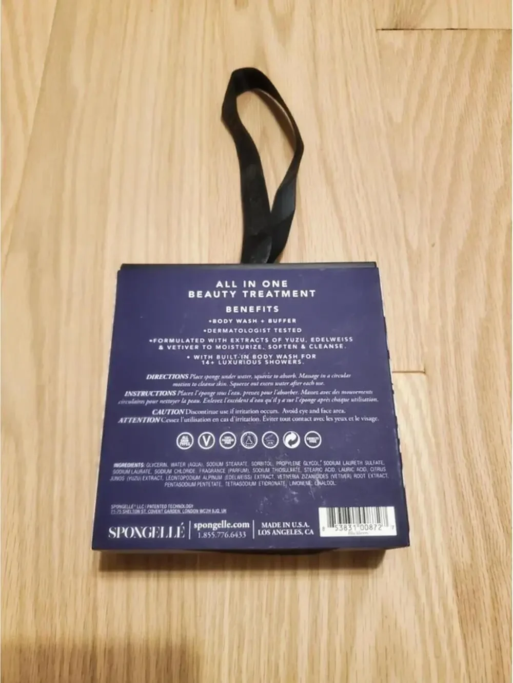 Spongelle Blackberry Body Wash Infused Buffer